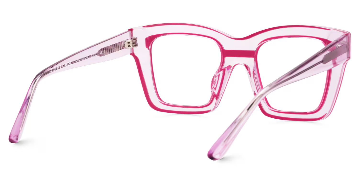 Legette Square Pink Glasses3