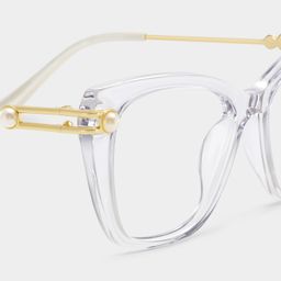 Victor Clear Cat eye Glasses6
