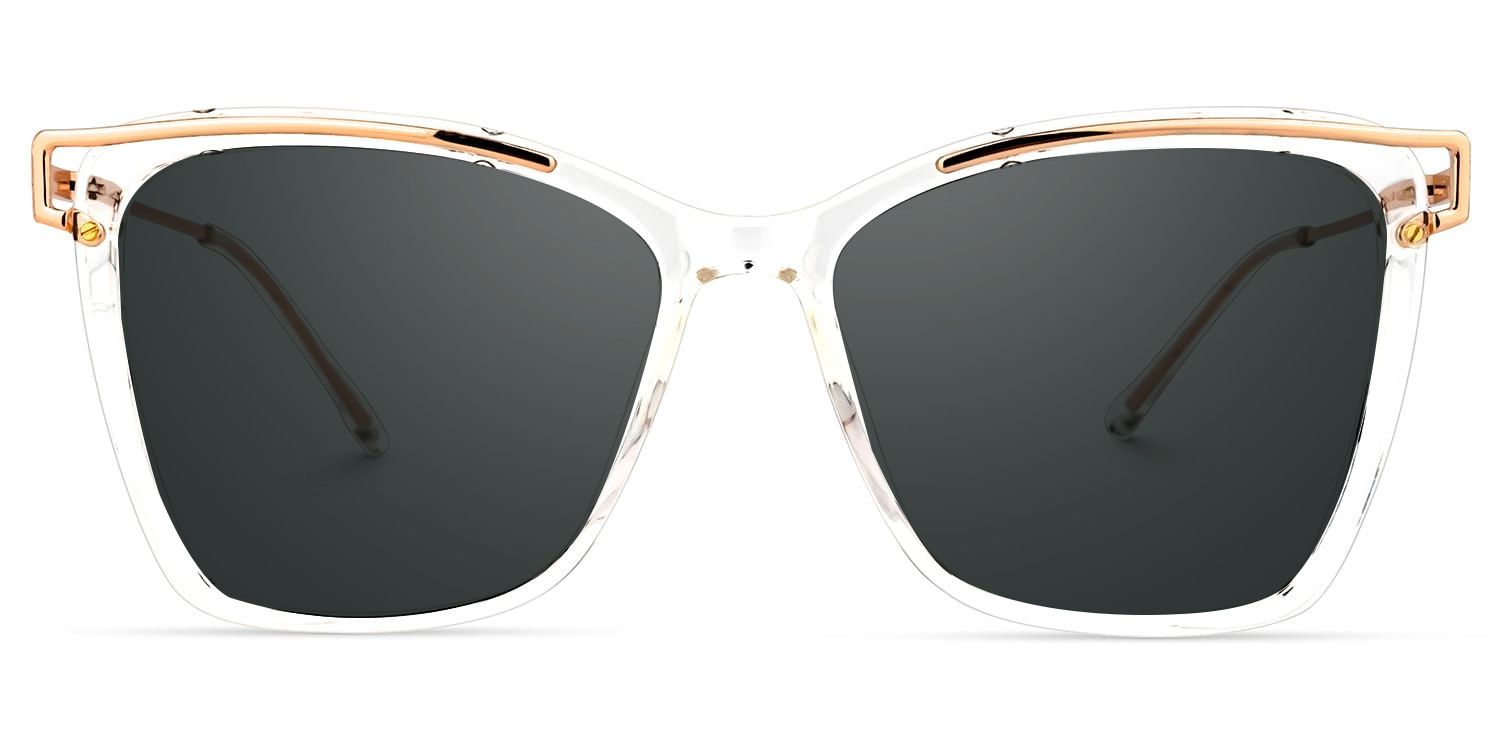 Krystle Square Clear Full Rim Sunglasses | ZEELOOL CA0