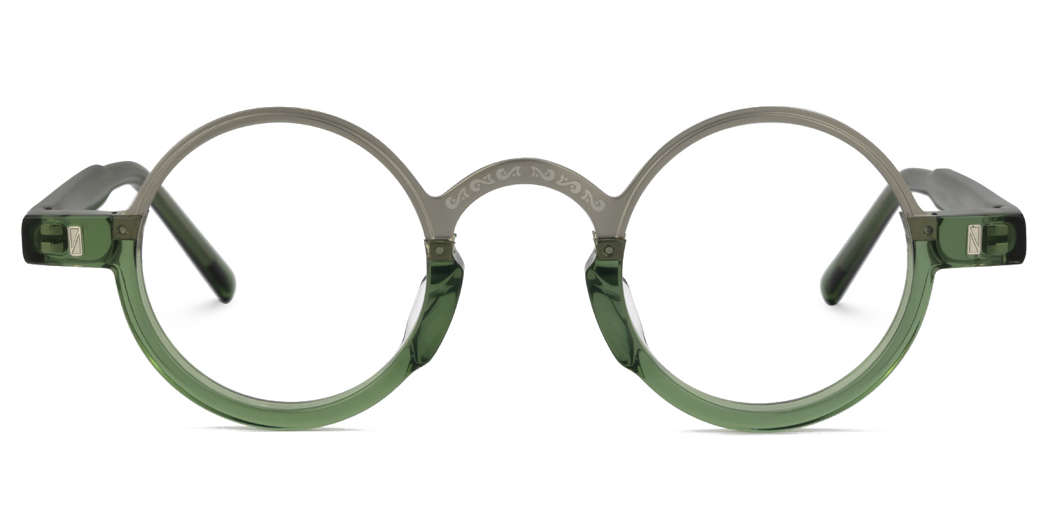 Lumy Round Green Glasses good-img