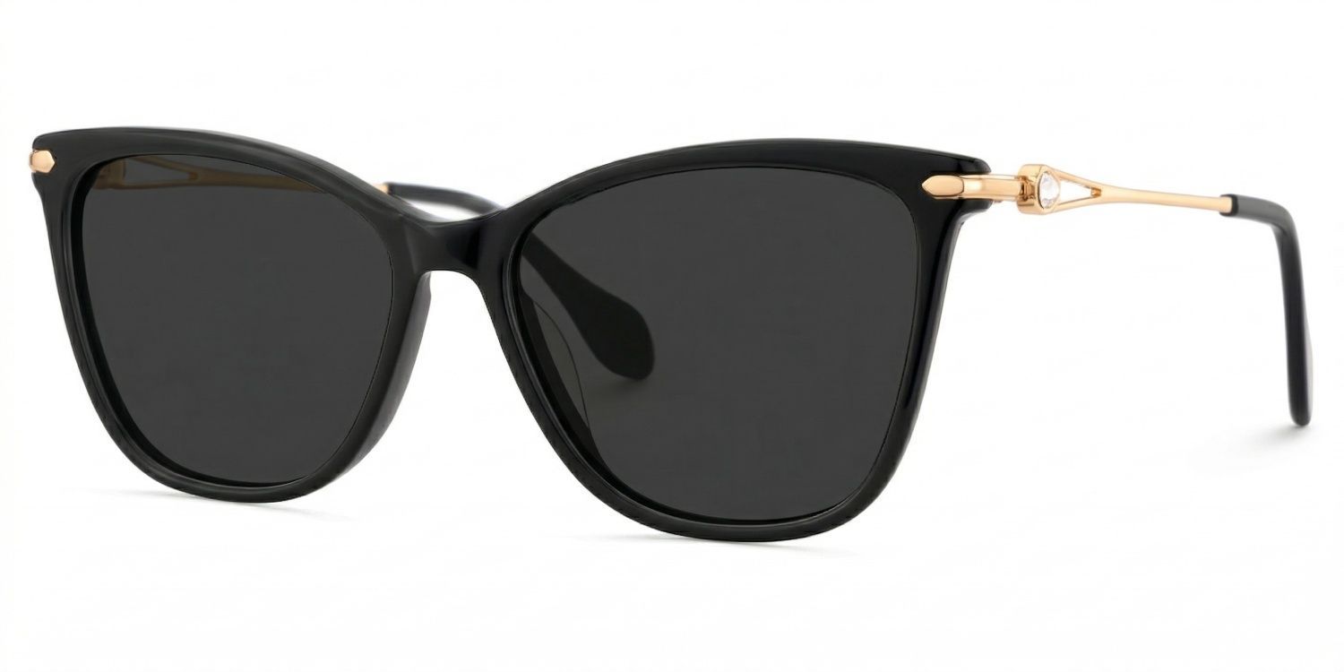 Westley Butterfly Sunglasses with Mixed Black Frames | ZEELOOL CA2