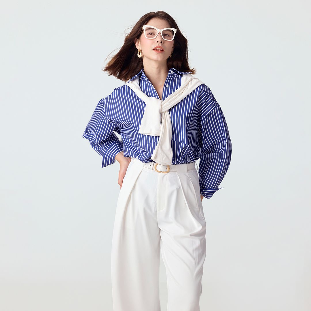 Elida Big White Glasses on sale | ZEELOOL Canada7