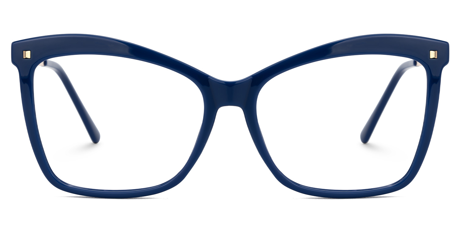Isaebella Butterfly Blue Frame Glasses | Zeelool Optical0