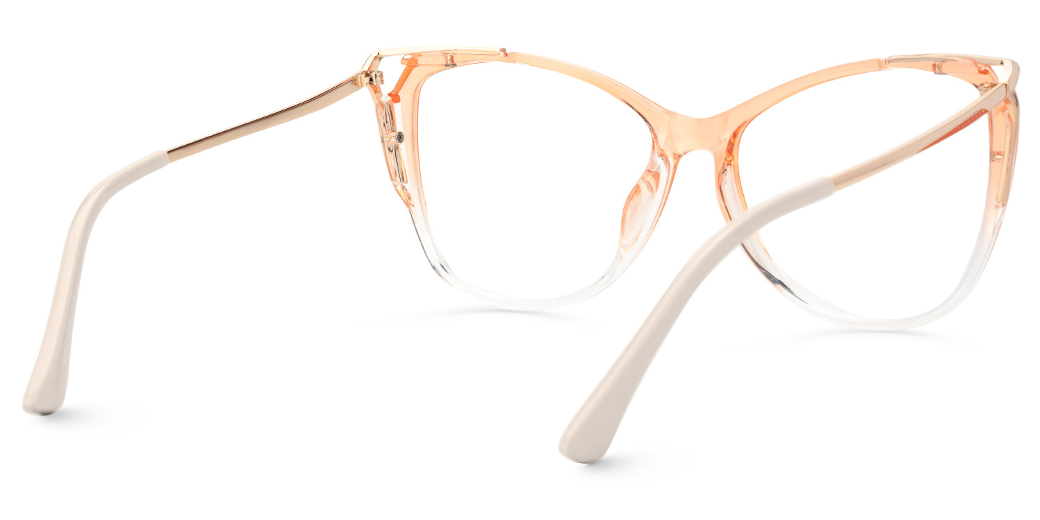 Alana TR90 Butterfly Orange Frame Glasses | ZEELOOL Canada3