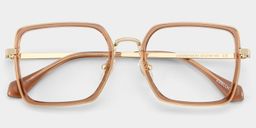 Shane Square Brown Glasses2