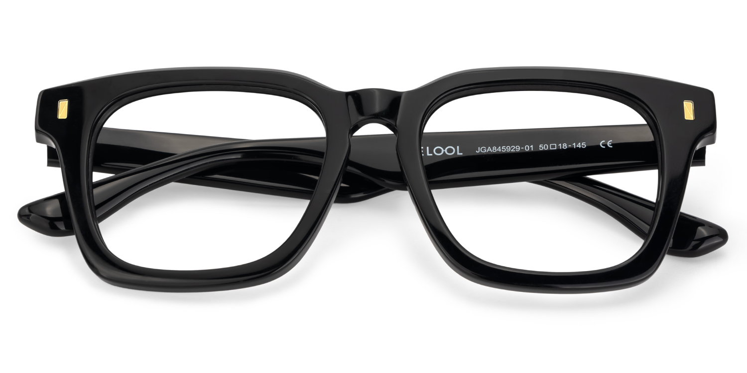 Marleni Square Black Glasses2