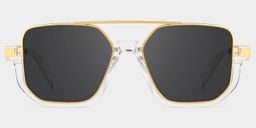 Oromiya Aviator Clear Glasses0