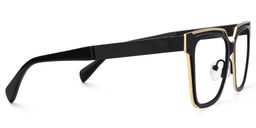 Diorney Black Rectangle Glasses4