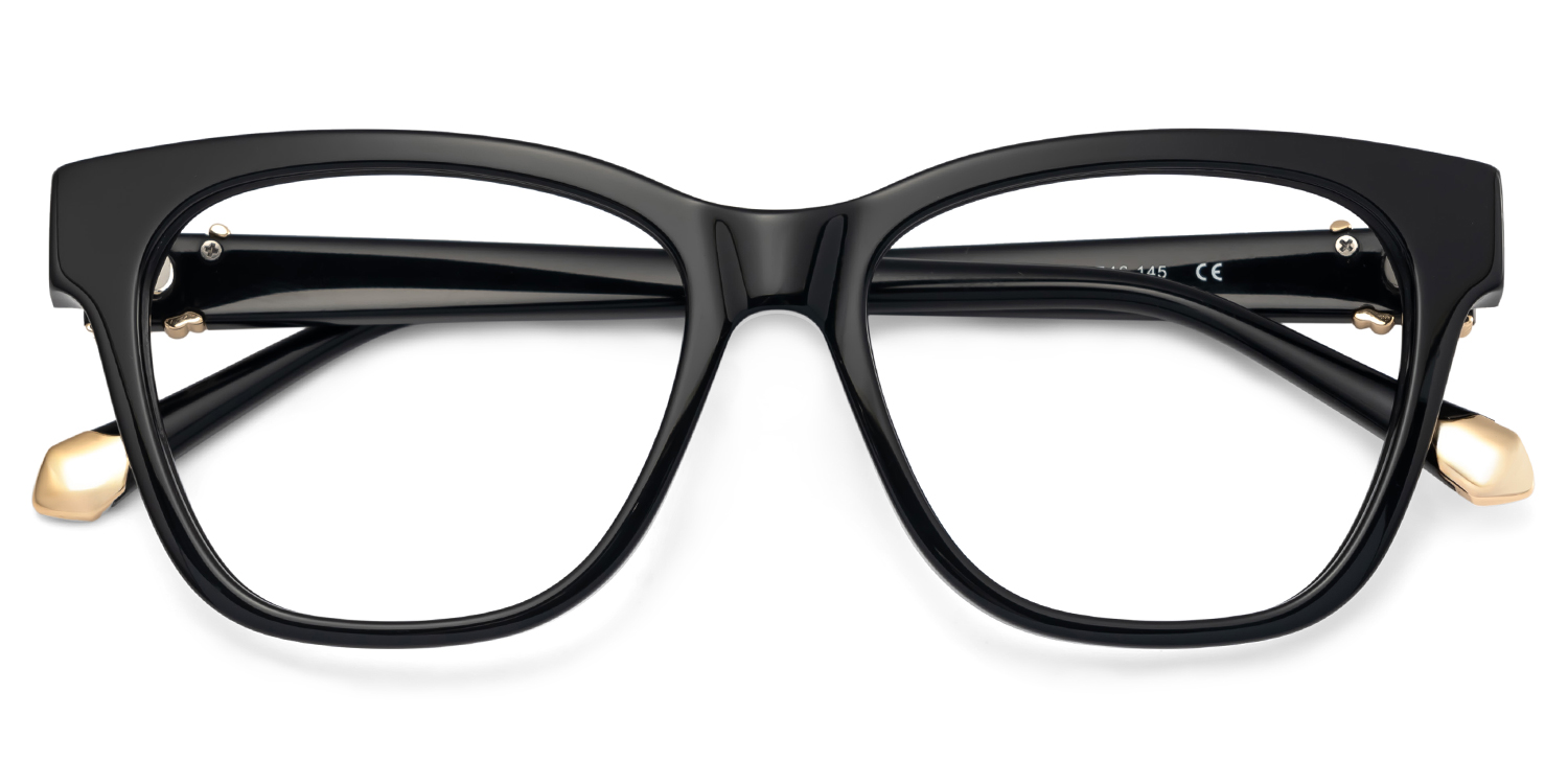Julian Square Black Glasses2