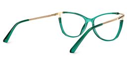 Yomary Cateye Green Glasses3