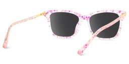Eliot Rectangle Pink Glasses4