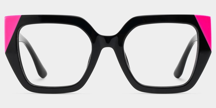 Viva Square Black Glasses