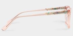 Cassia Pink Rectangle Glasses4