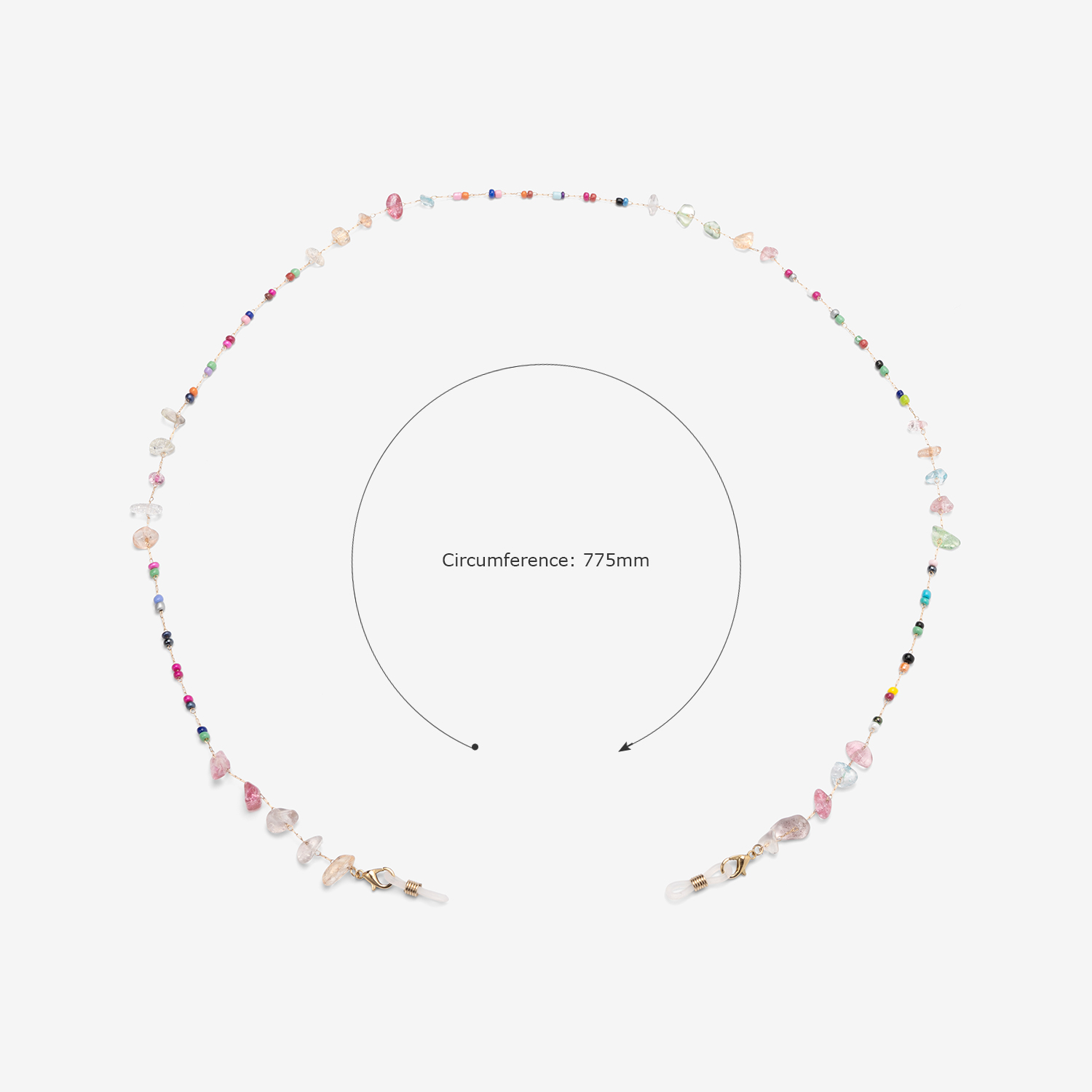 Colorful Gravel Eyeglasses Chains2