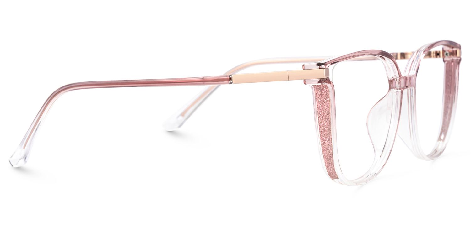 Rodz Square Pink Frame Glasses | ZEELOOL Canada Optcial2