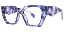 Sileidy Geometric Purple Glasses1