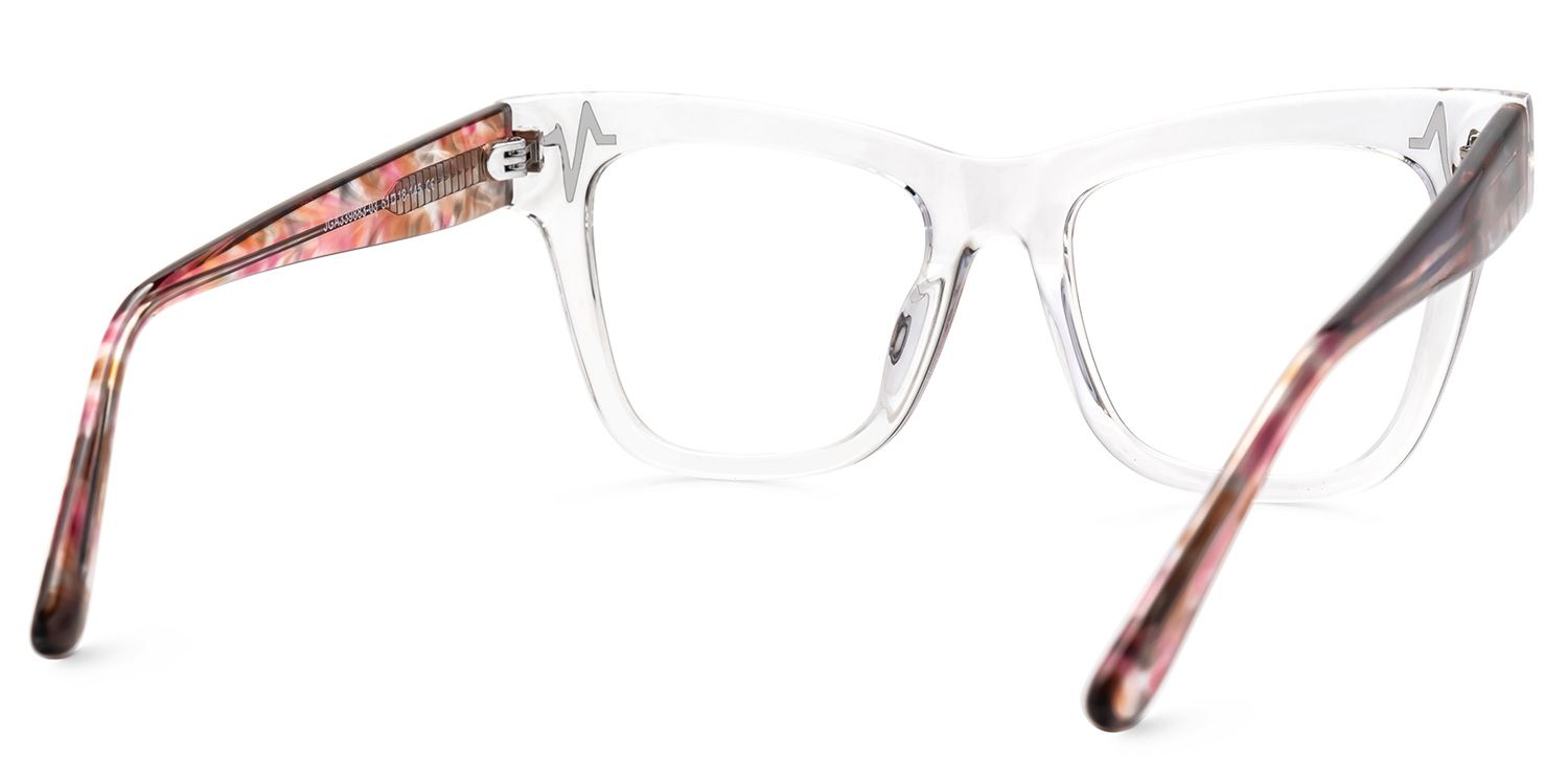Cara Butterfly Clear Acetate Frames for Women | ZEELOOL Canada3