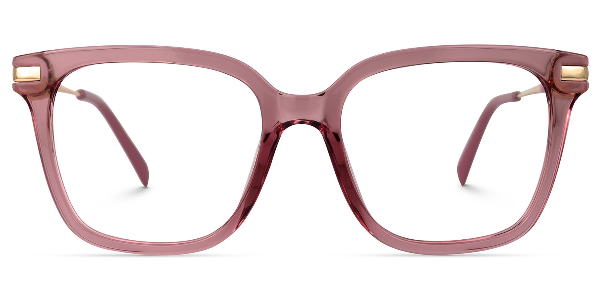 Jacqui Square Pink Glasses1