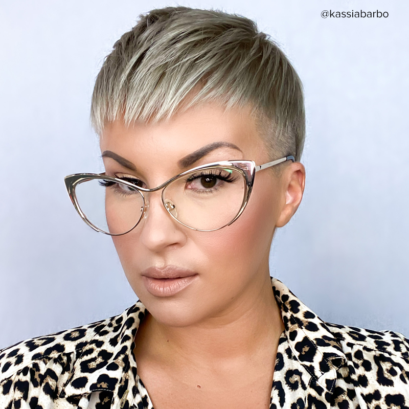 Ellen Cateye Gold Metal Frame Glasses for Women10