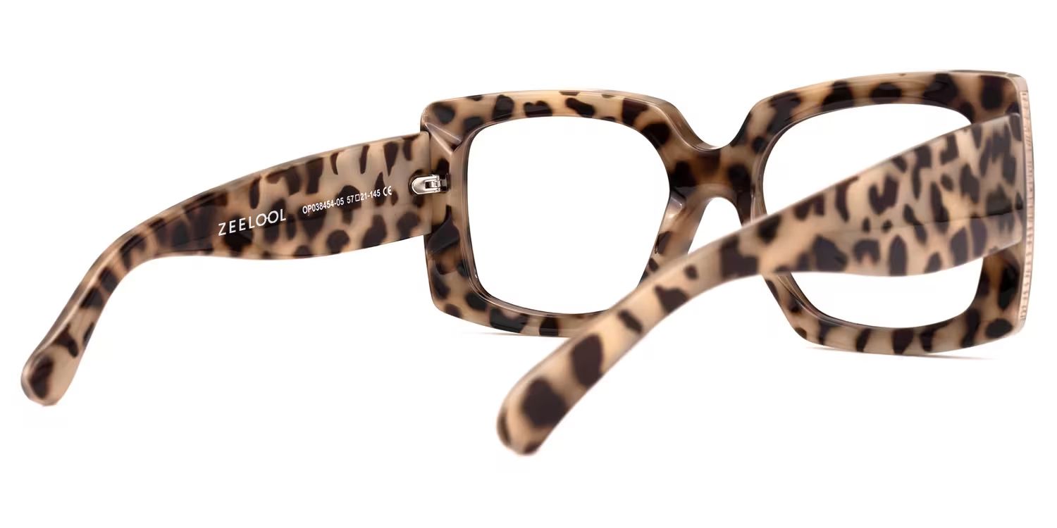 Yael Square Light-Tortoise Glasses | ZEELOOL Canada3