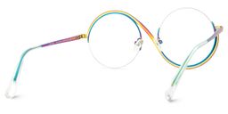 Jaila Round Iridescent Glasses5