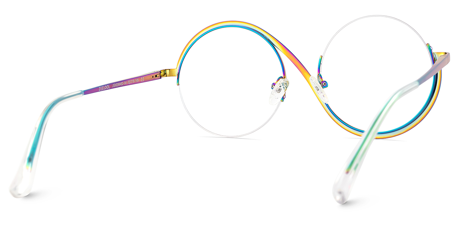 Jaila Round Iridescent Glasses5