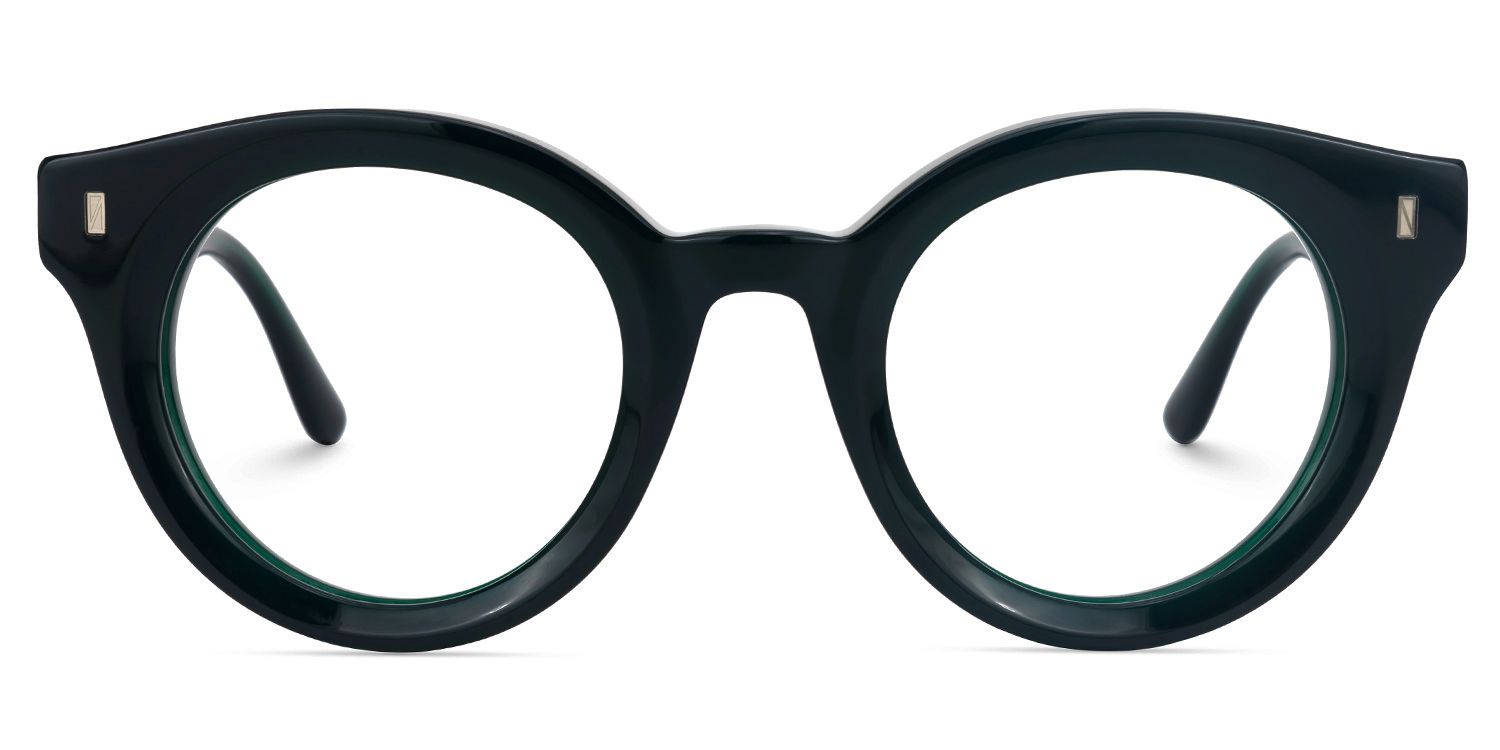 Round Belloso Green Glasses deals -Zeelool Glasses0