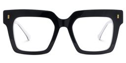 Gilberto Square Black Glasses0