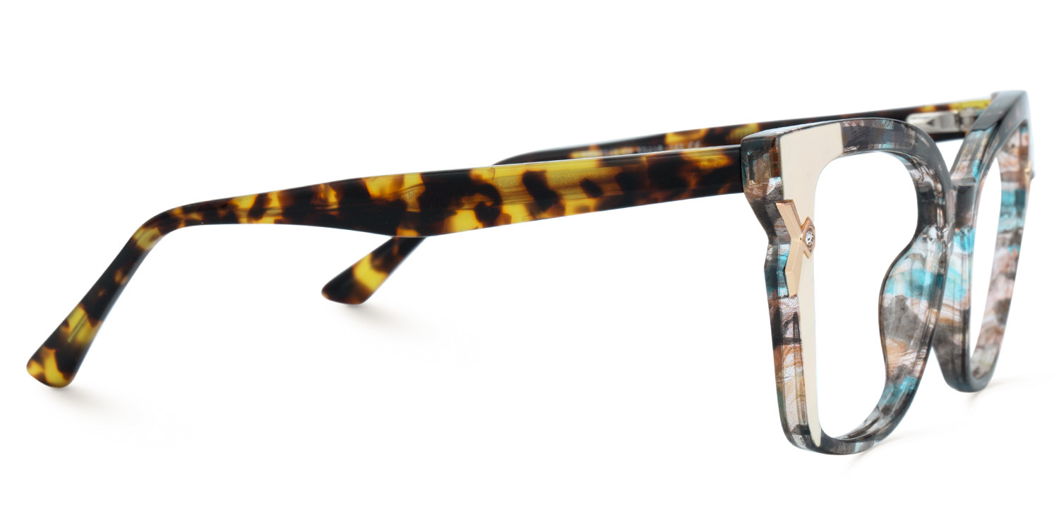 Women's Floral Cat Eye Shape Eyeglasses Online | ZEELOOL Canada4