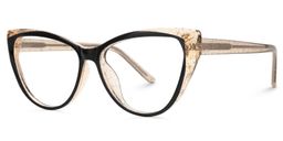 Tarun Cateye Beige Glasses1