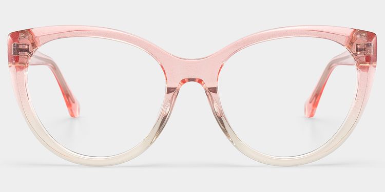 Kiera  Cat-eye Pink Glasses
