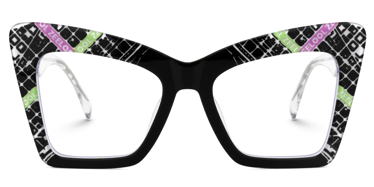 Janira Cateye Black Glasses0
