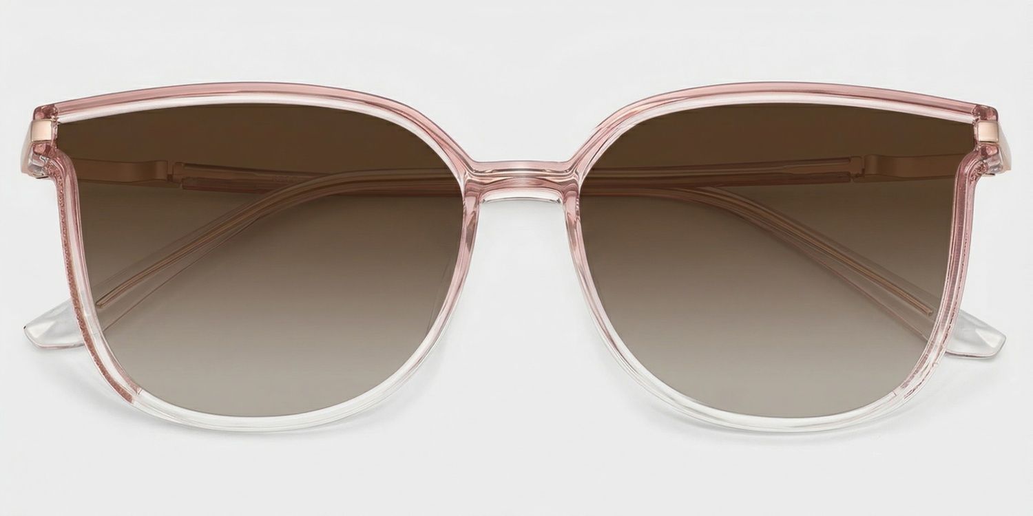 Rodz Square Pink Frame Glasses | Zeelool Optcial1