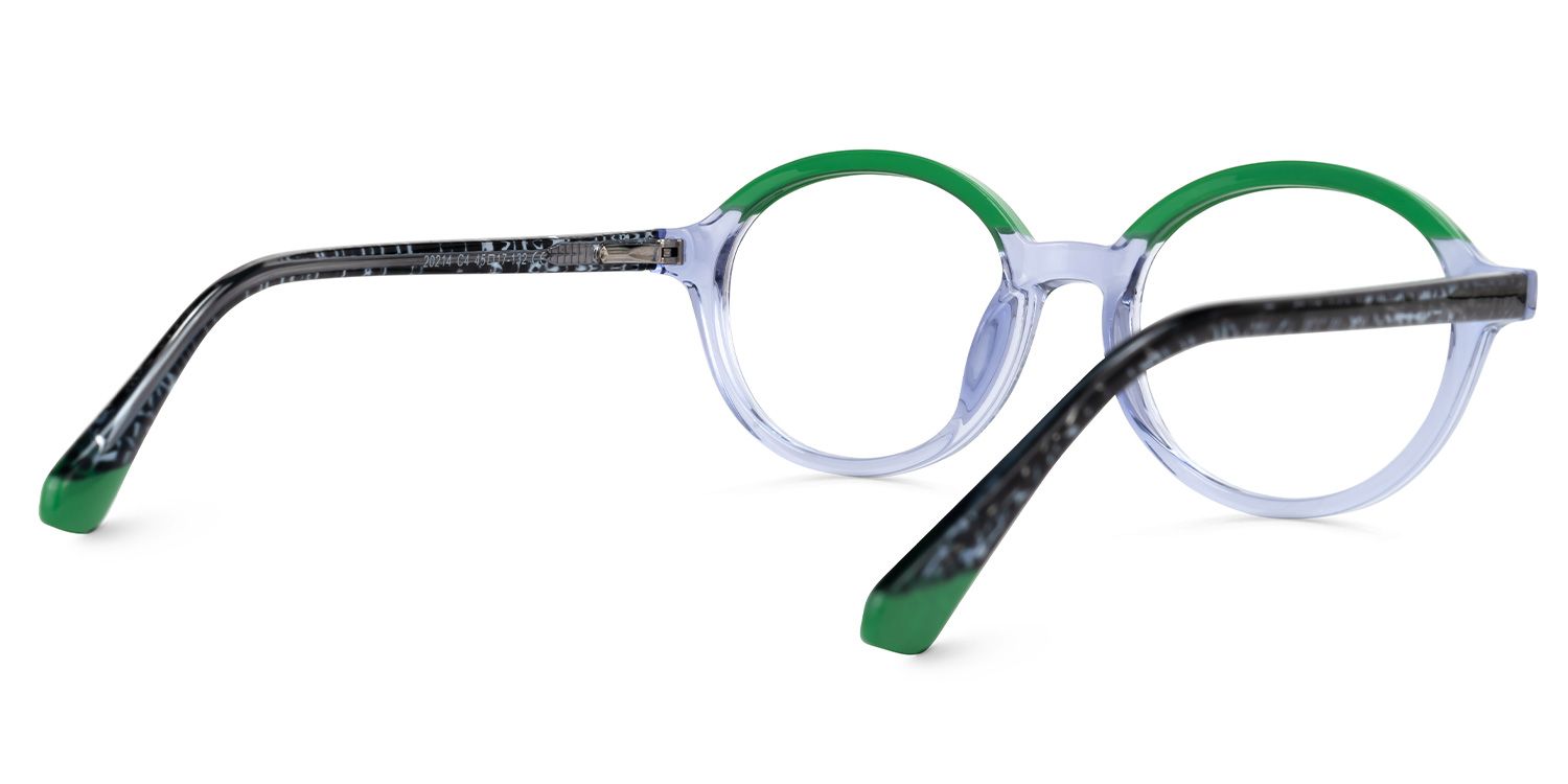 Kids Oval Duffy Glasses with Cute Style -Zeelool3