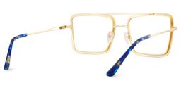 Diva Square Blue Glasses5