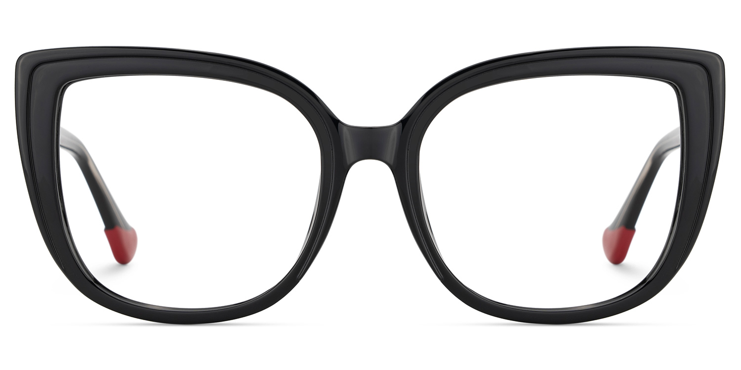 Fenn Cateye Black Glasses0