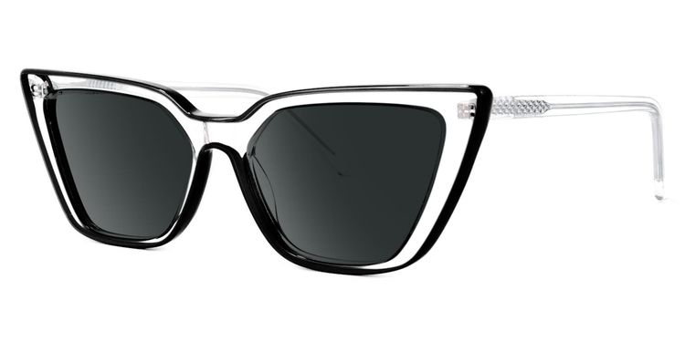 Yosef Cateye Black Glasses