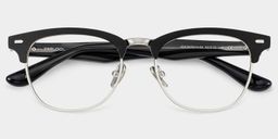 Penelope Browline Silver Glasses2