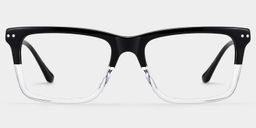 Harper Rectangle Two tone Glasses0