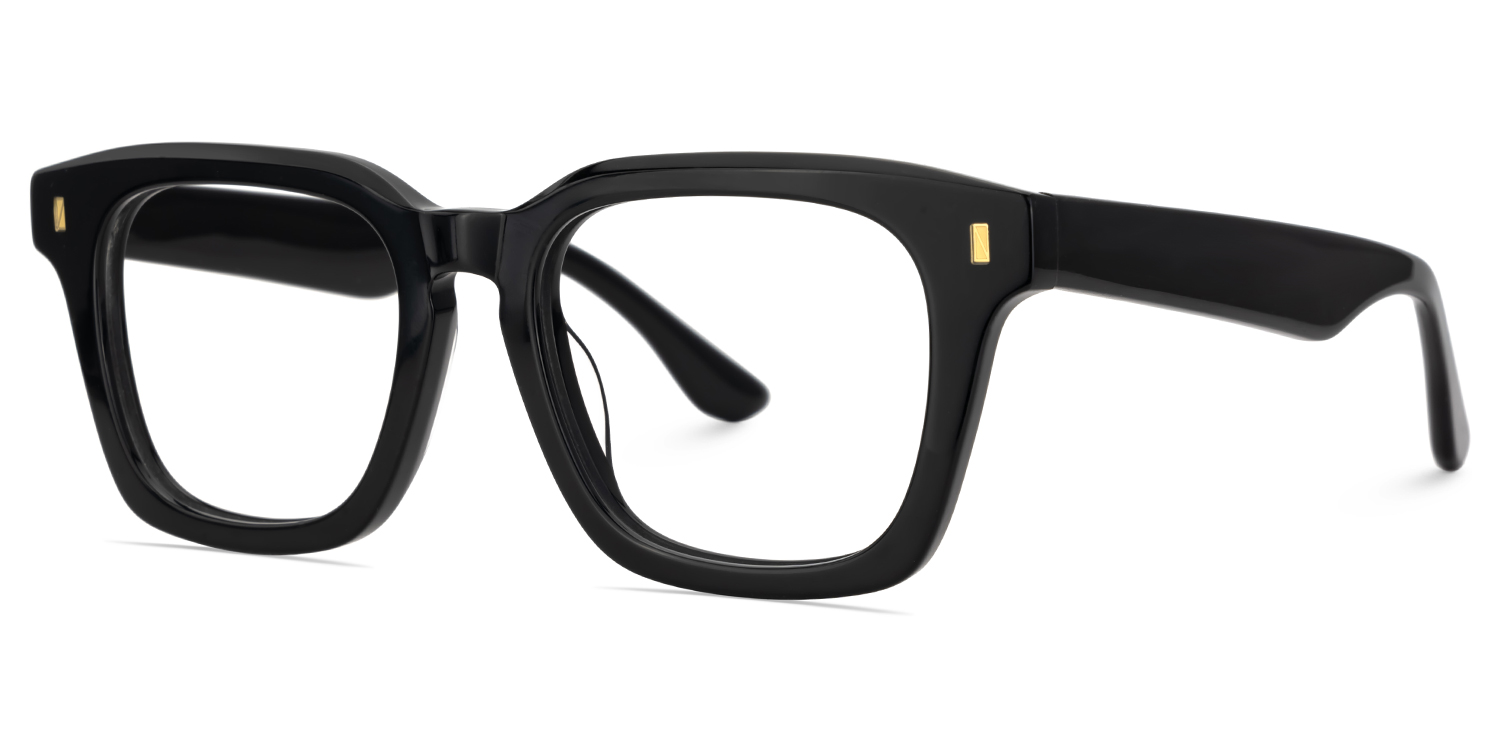 Marleni Square Black Glasses3