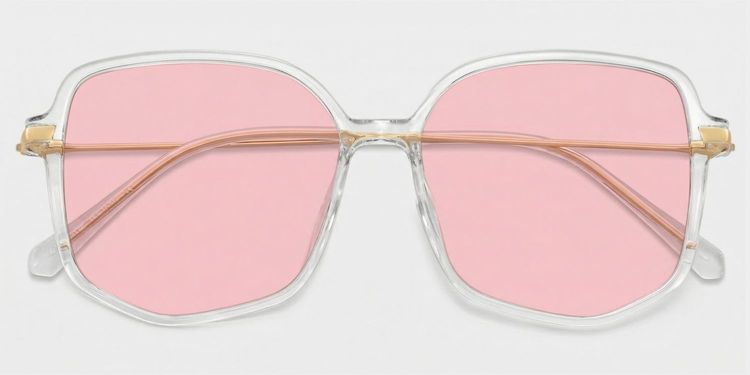 Payton Geometric Clear Glasses