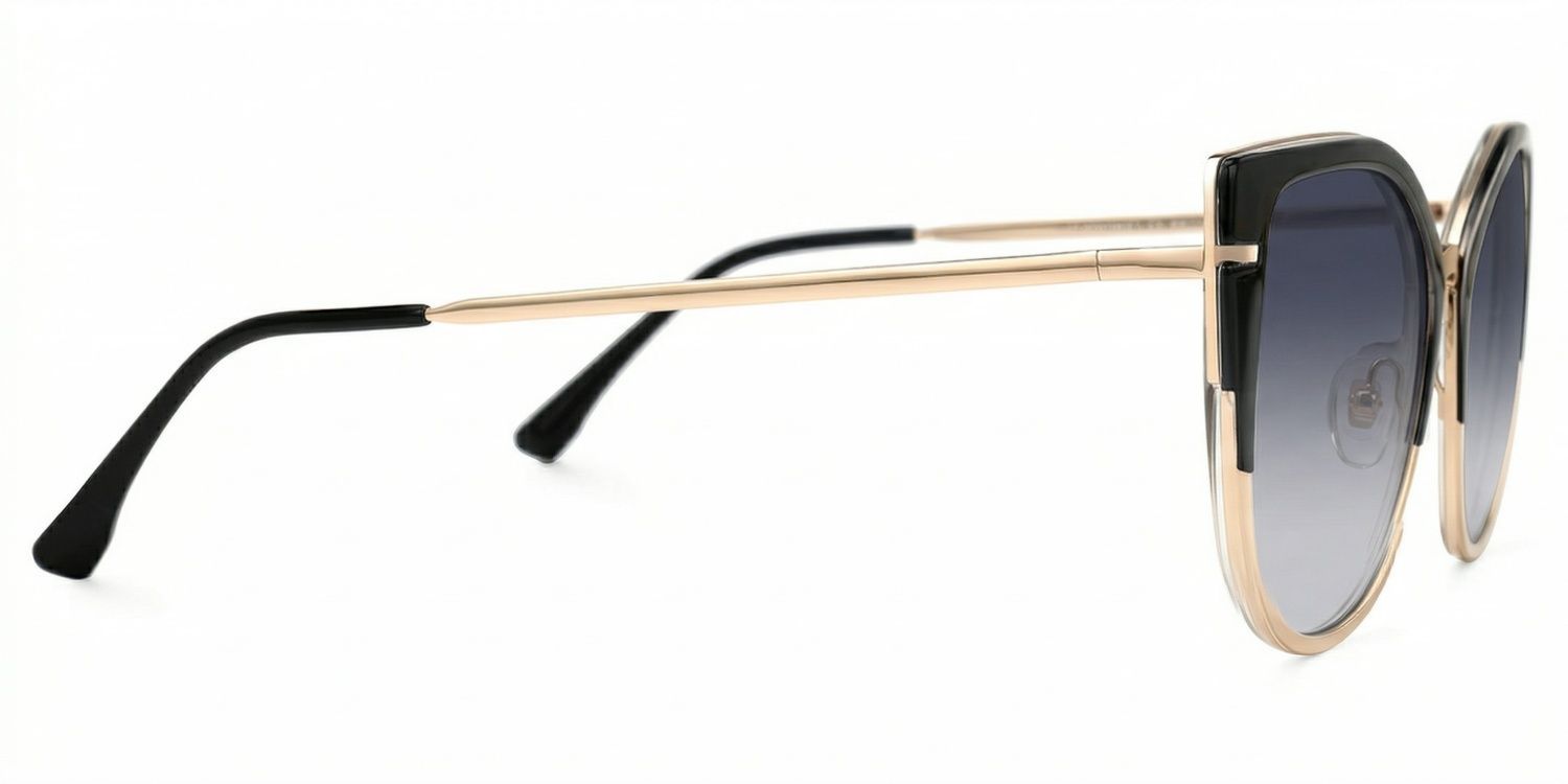 Tabrieah Cat Eye Sunglasses with Mixed Black Frames | ZEELOOL CA2