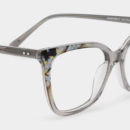 Jolie Gray Butterfly Glasses5
