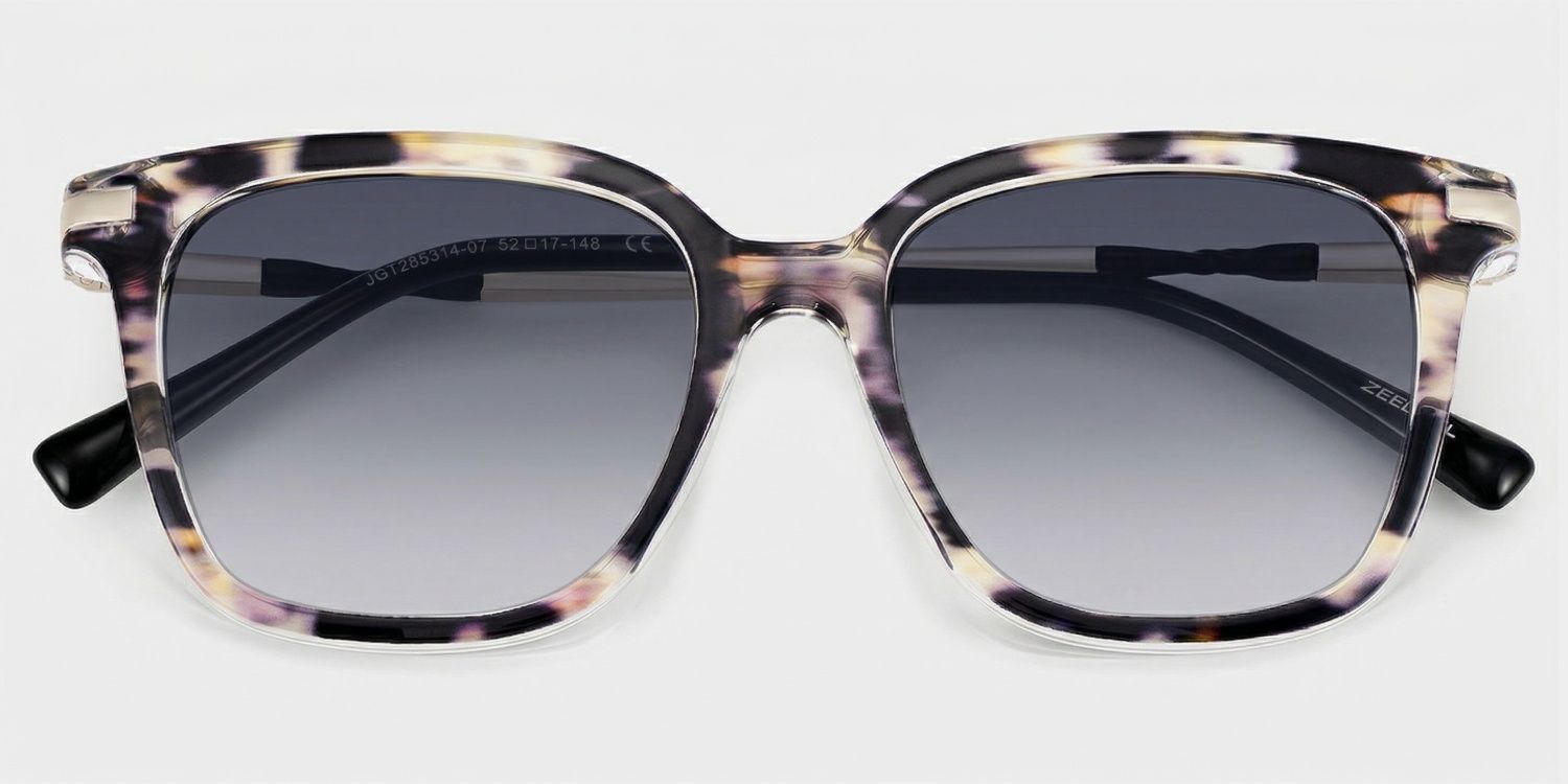 Jacqui Natural Tortoise Square TR90 Glasses | ZEELOOL1