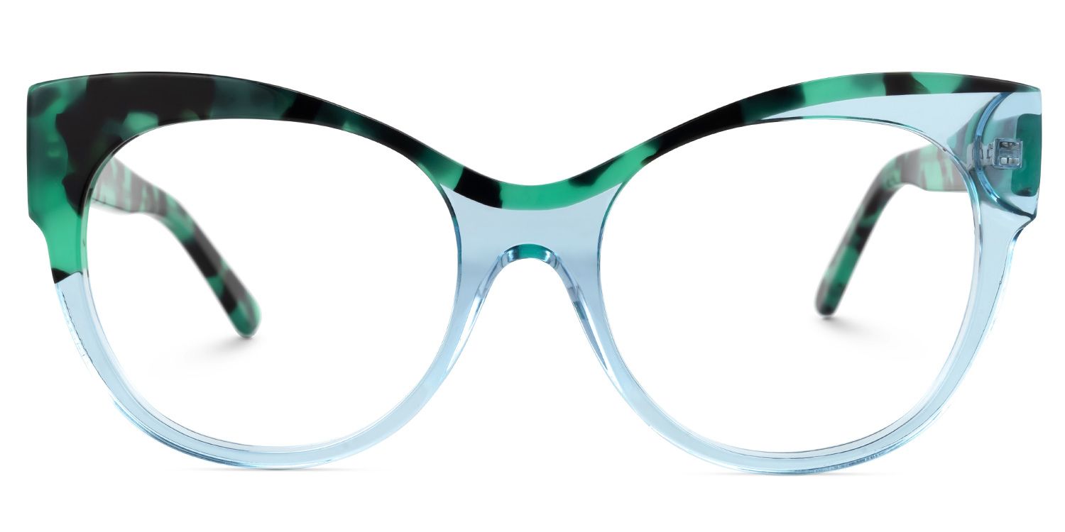 Cateye Pellegrino Blue Glasses deals -Zeelool Glasses0