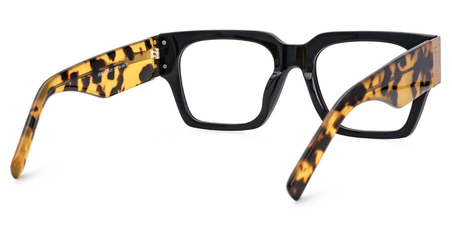 Dedee Square Black Glasses3