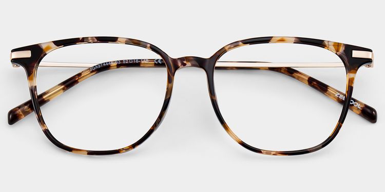 Florence Rectangle Tortoise Glasses