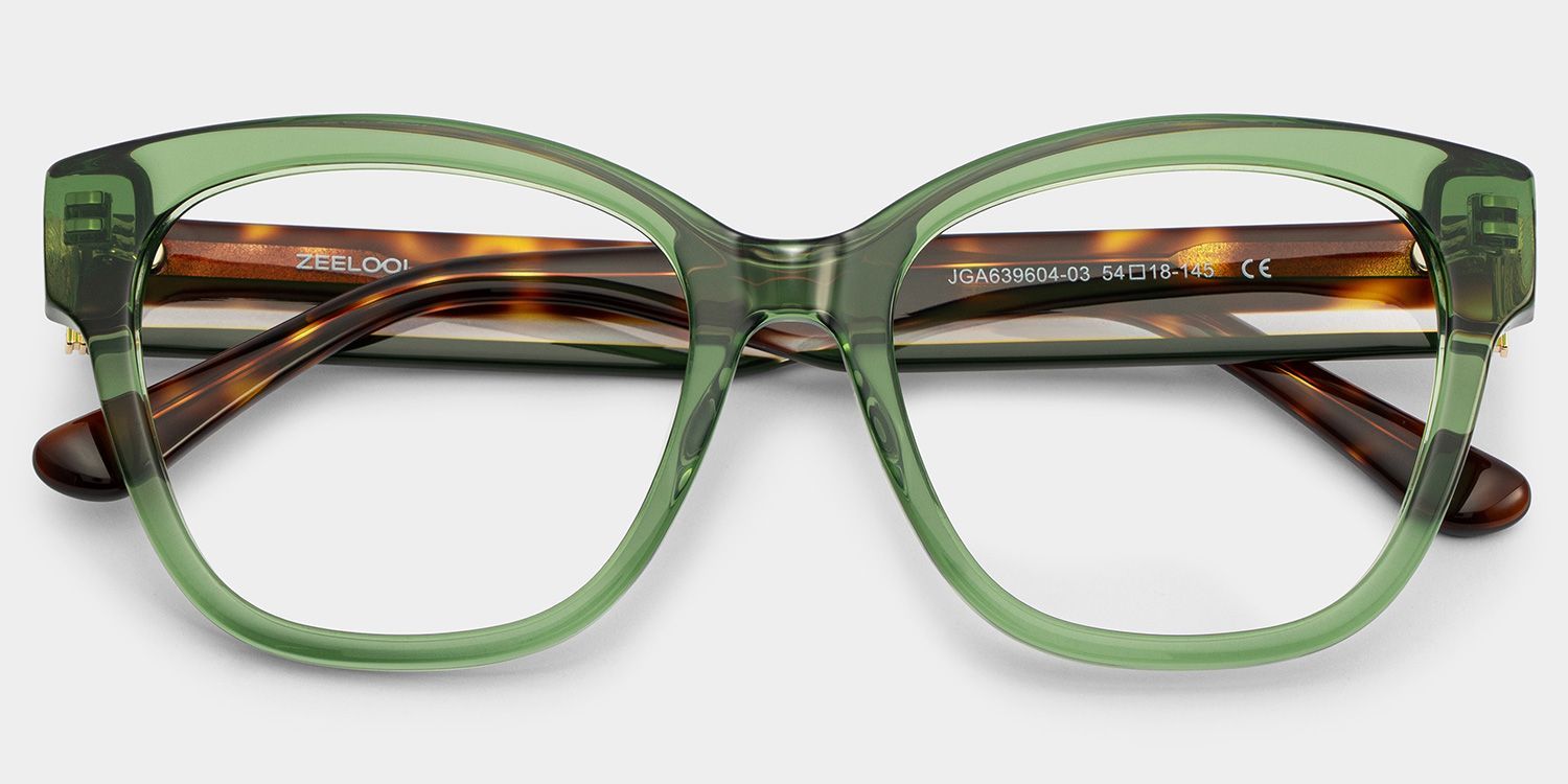 Everest Green Butterfly Glasses | Campus Athleisure Look1
