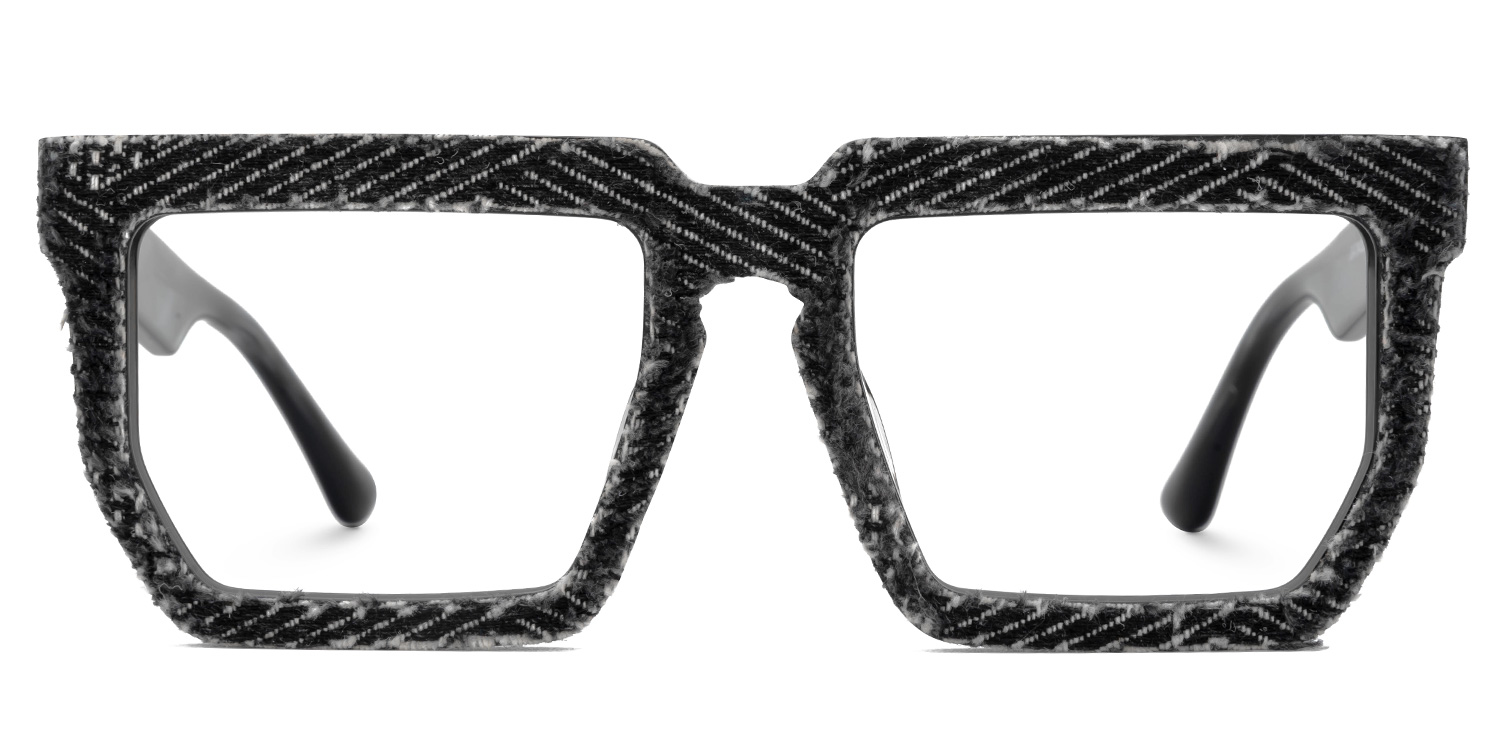 Rectangle Daniela Denim Black Glasses Deals | ZEELOOL Canada0