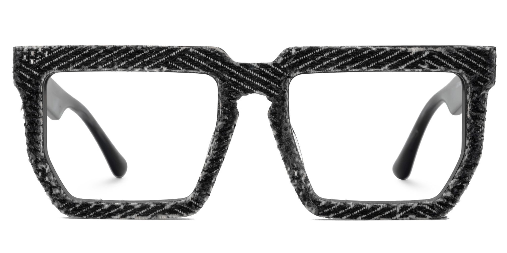 Daniela Rectangle Black Glasses